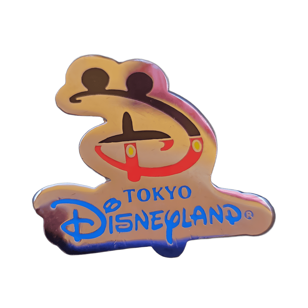 Tokyo Disneyland Logo Mickey Letter D with Ears Disney pin