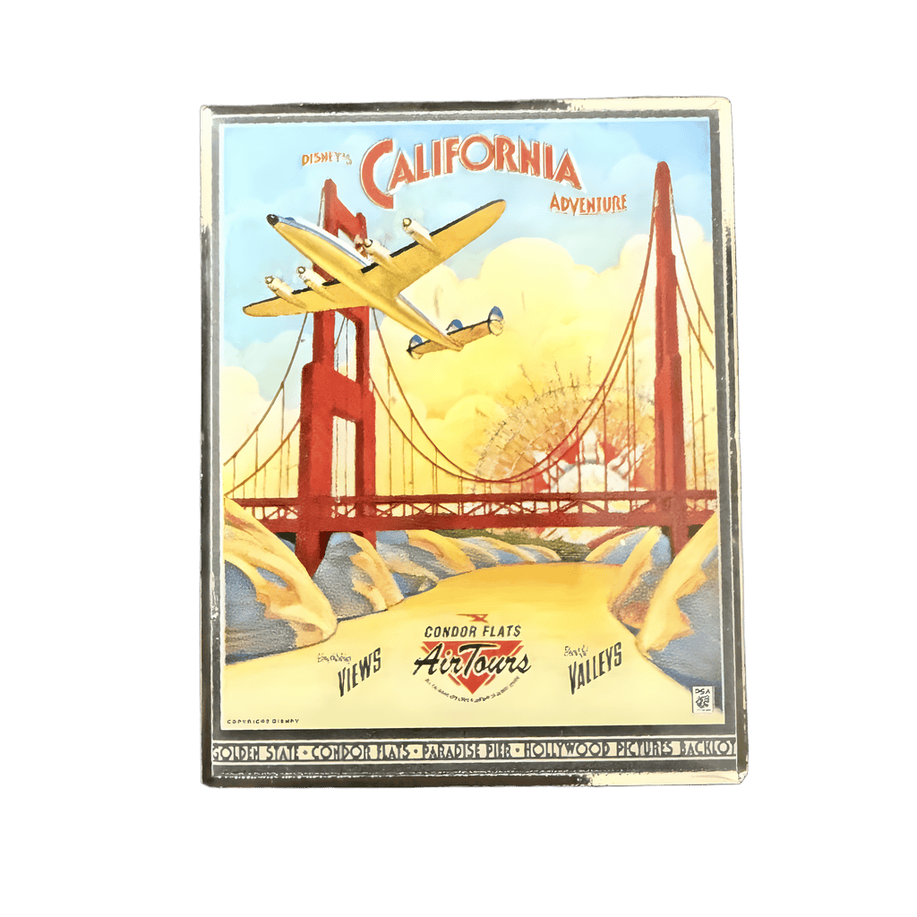 Condor Flats Air Tours -- Golden Gate Bridge Disney pin