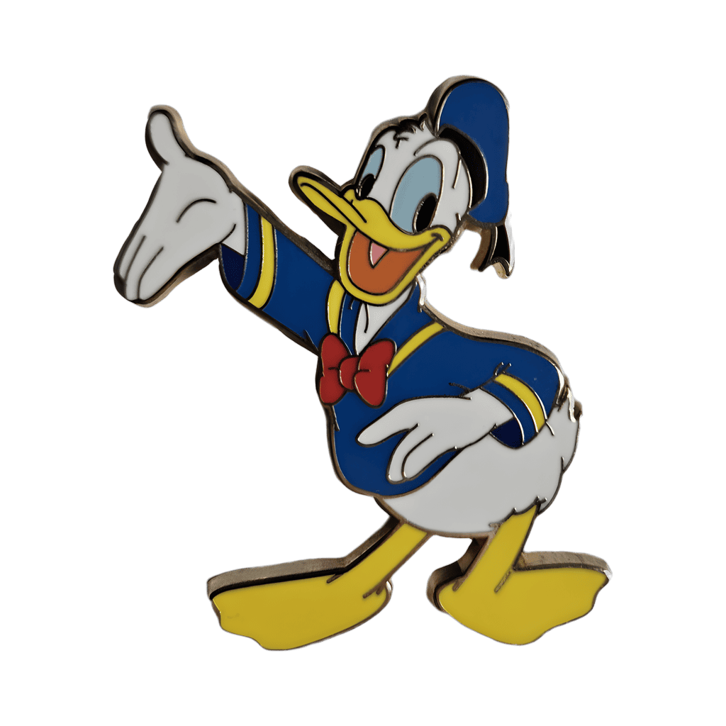 Donald with arm/hand out Disney pin