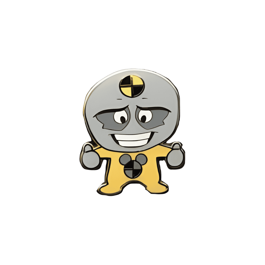 Crashee Silver Disney pin