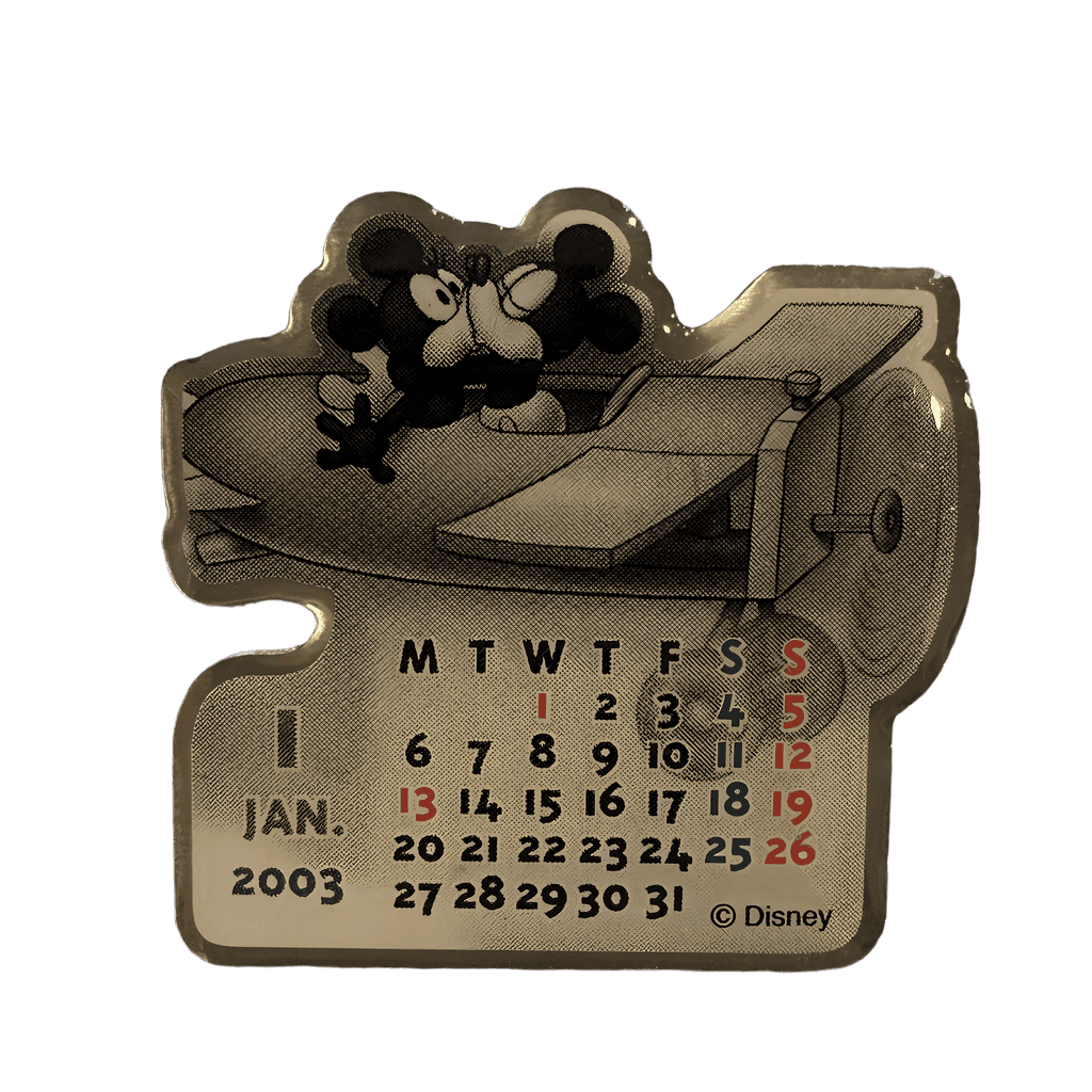 January - Mickey and Minnie Disney pin