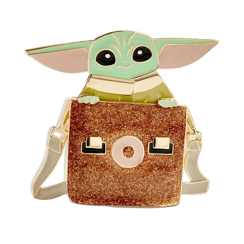 Grogu in Bounty Hunter Bag Disney pin