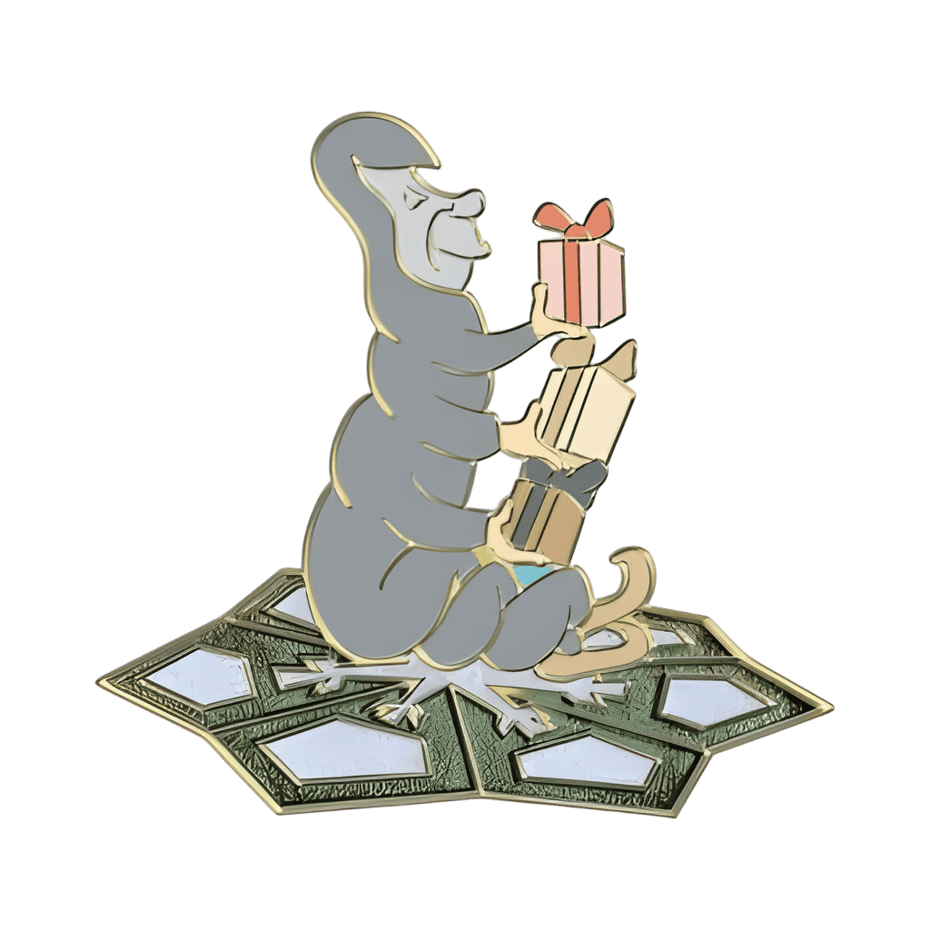 Caterpillar Disney pin