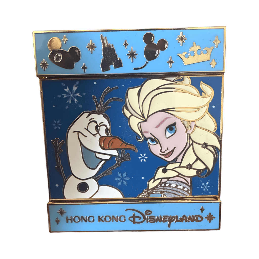 Elsa, Anna, and Olaf Disney pin