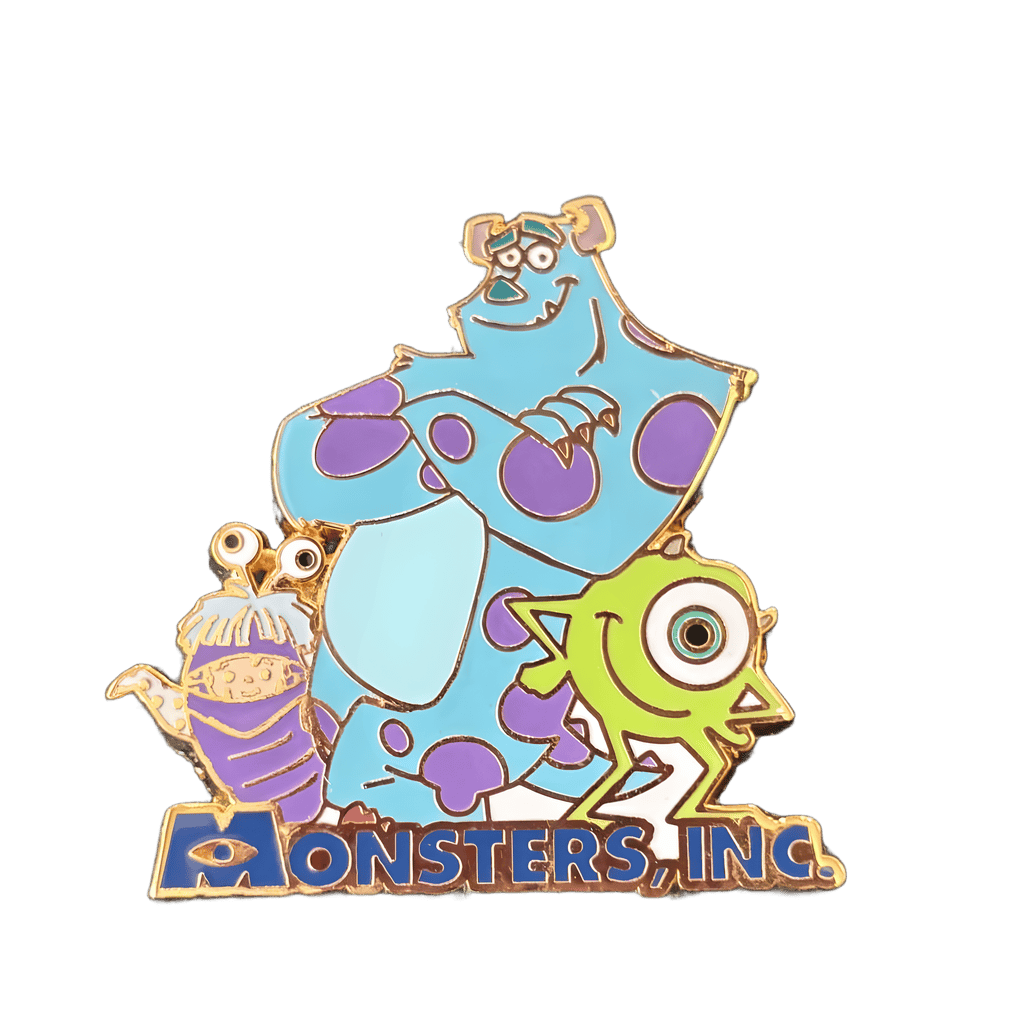 Mike, Sulley, and Boo Disney pin