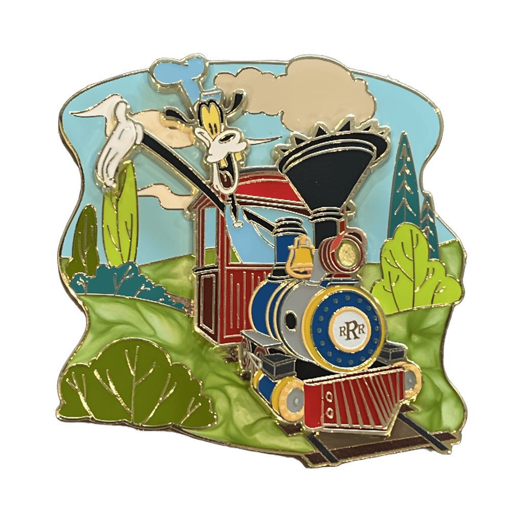 Engineer Goofy on Runnamuck Railroad Train Disney pin