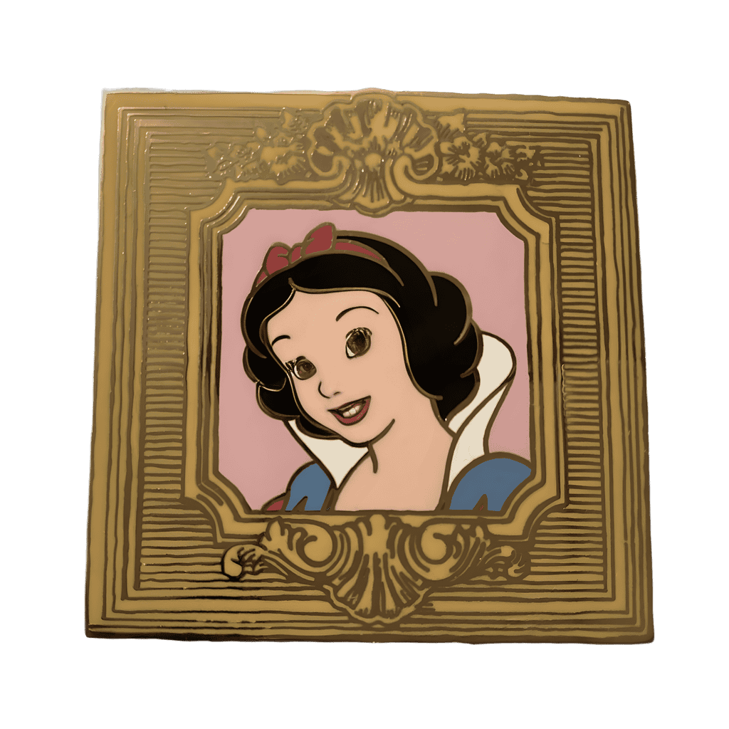 Snow White Gold Frame Portrait Disney pin