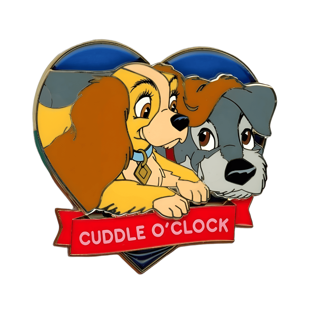 Cuddle O'Clock - Lady & Tramp Disney pin