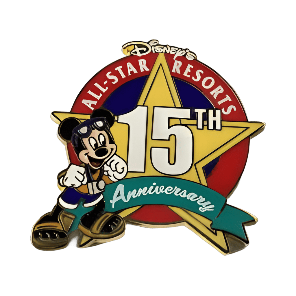 15th Anniversary - Mickey Mouse Disney pin