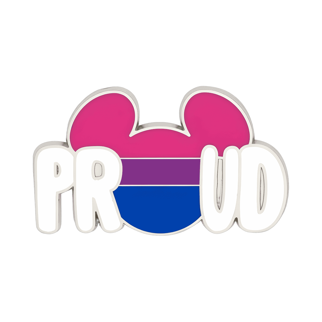 Proud Mickey Mouse Icon – Bisexual Flag Disney pin