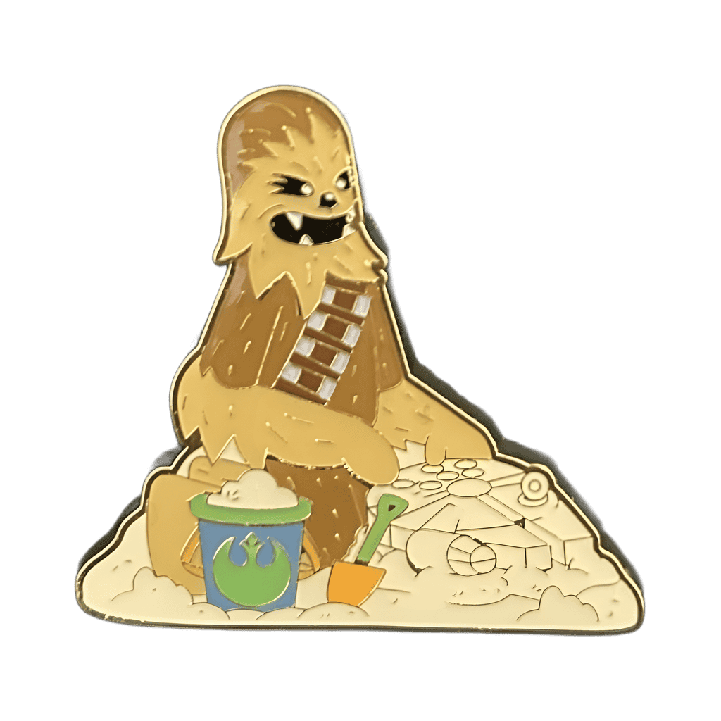 Chewbacca and Millennium Falcon Disney pin