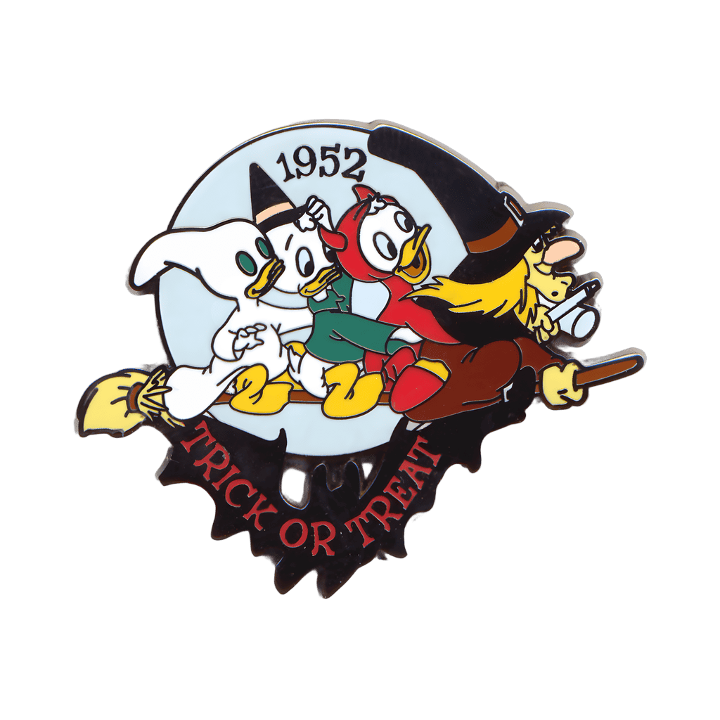 Trick or Treat (1952) - Huey, Dewey and Louie with Witch Hazel Disney pin