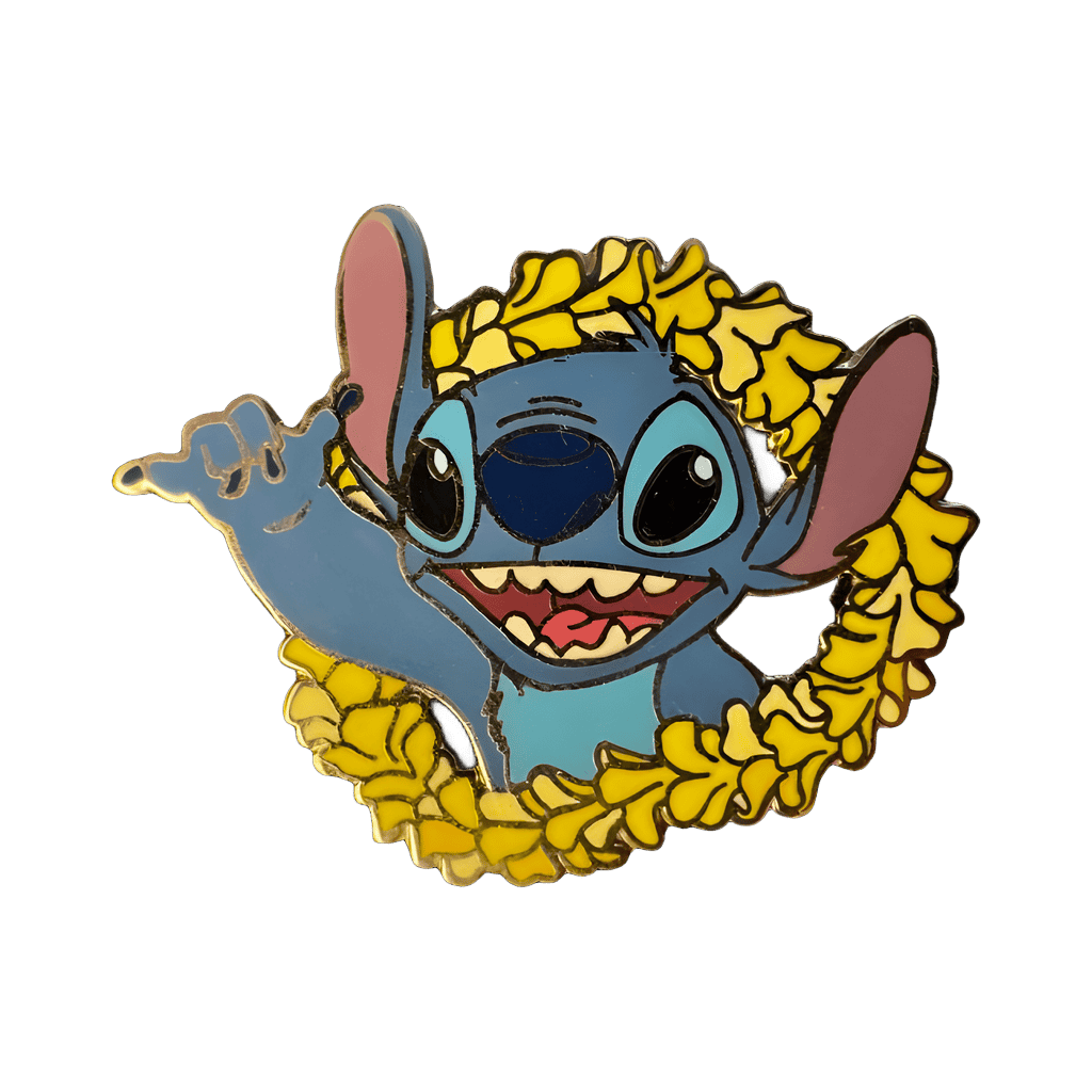 Stitch - Hawaiian Plumeria Lei Disney pin