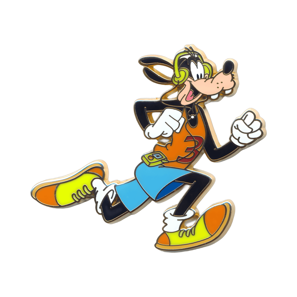 Goofy Running/Jogging Disney pin