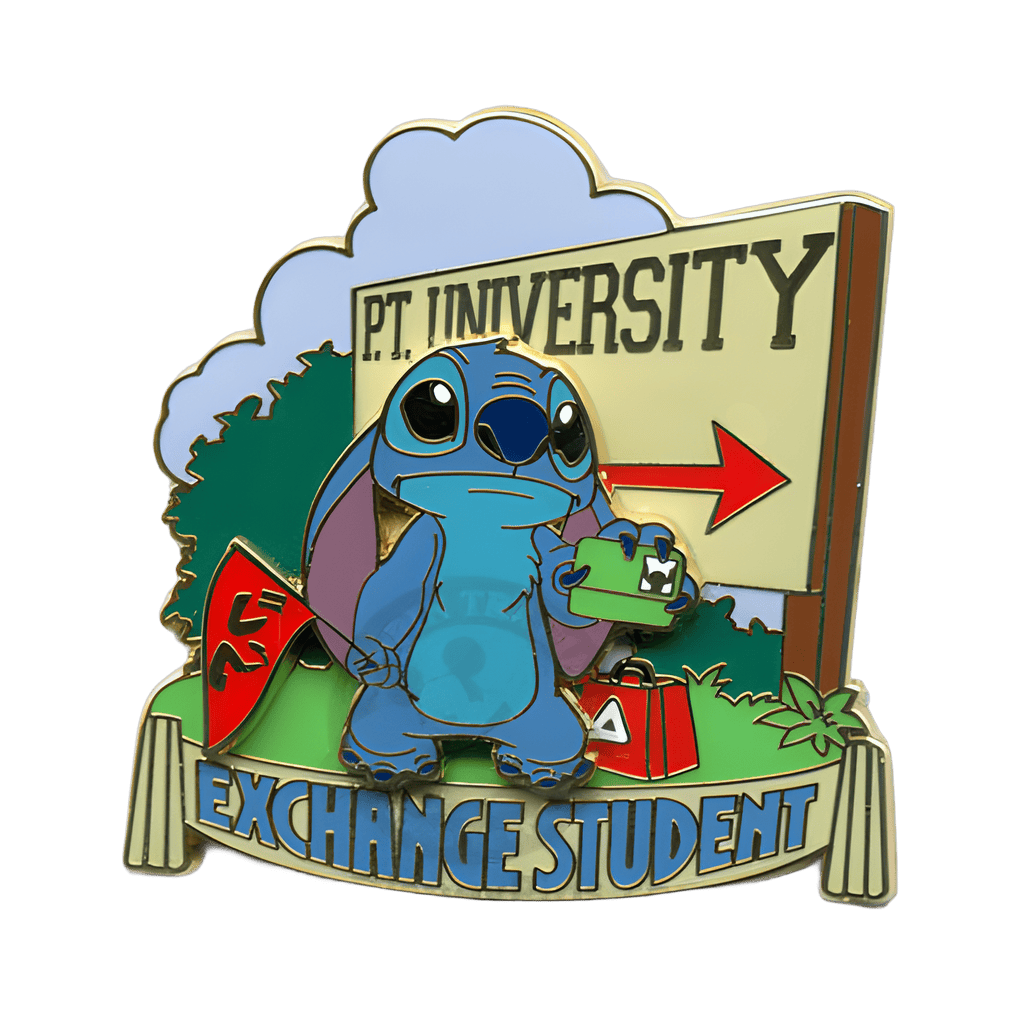 Stitch Exchange Student Disney pin