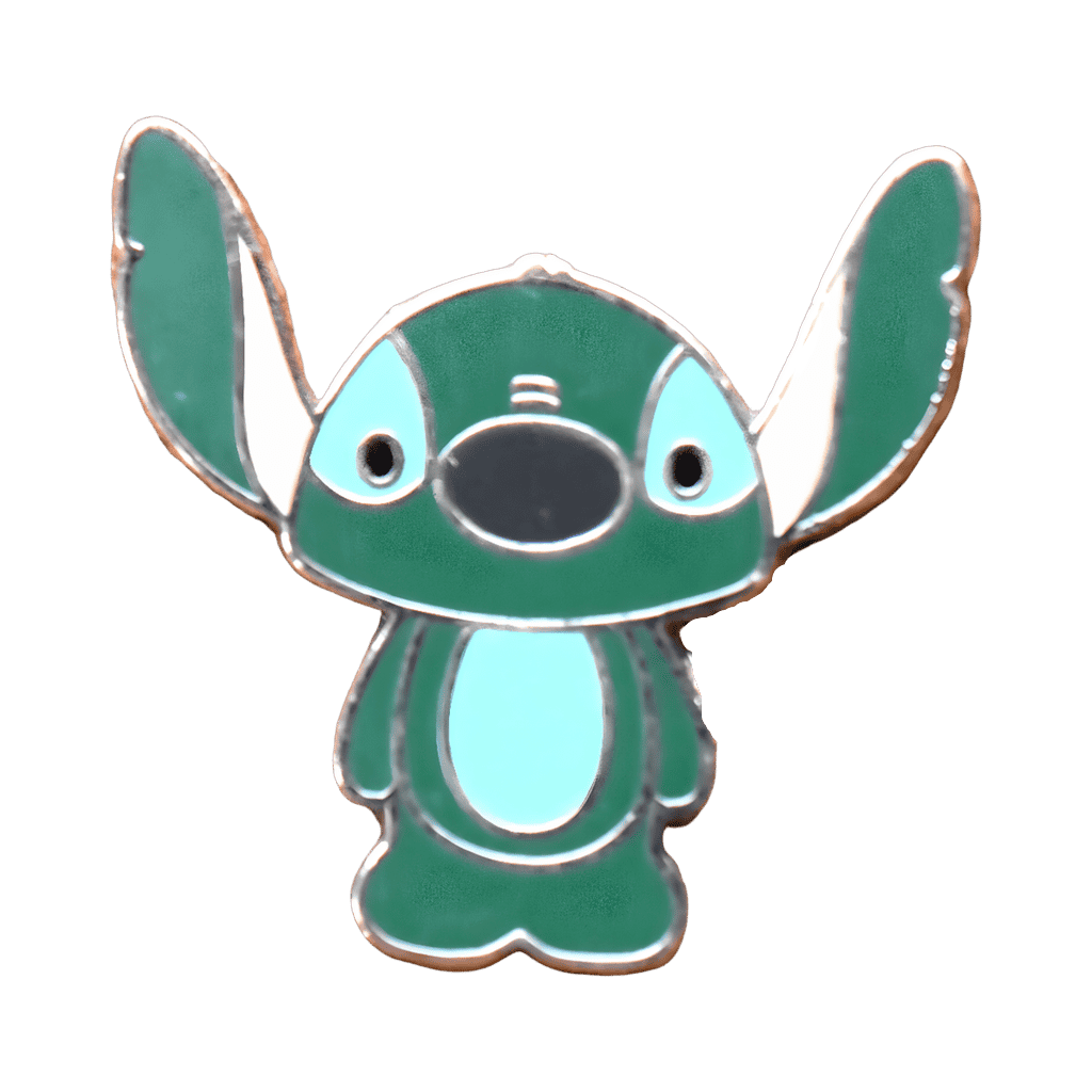 Green Stitch Disney pin