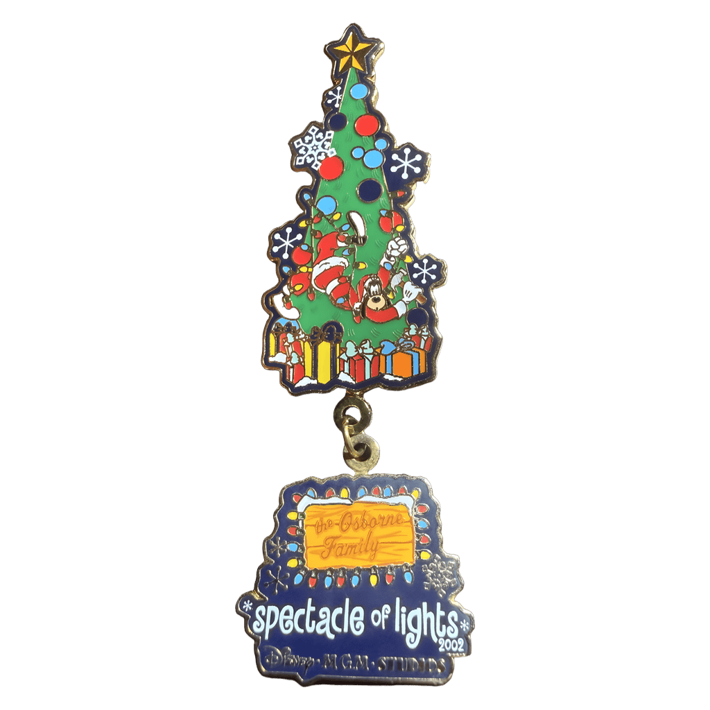 Goofy Hanging Spectacle of Lights 2002 Dangle Disney pin