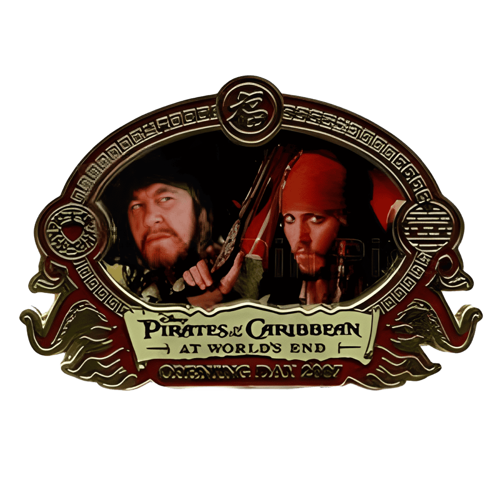 Captain Jack Sparrow & Captain Barbossa Disney pin