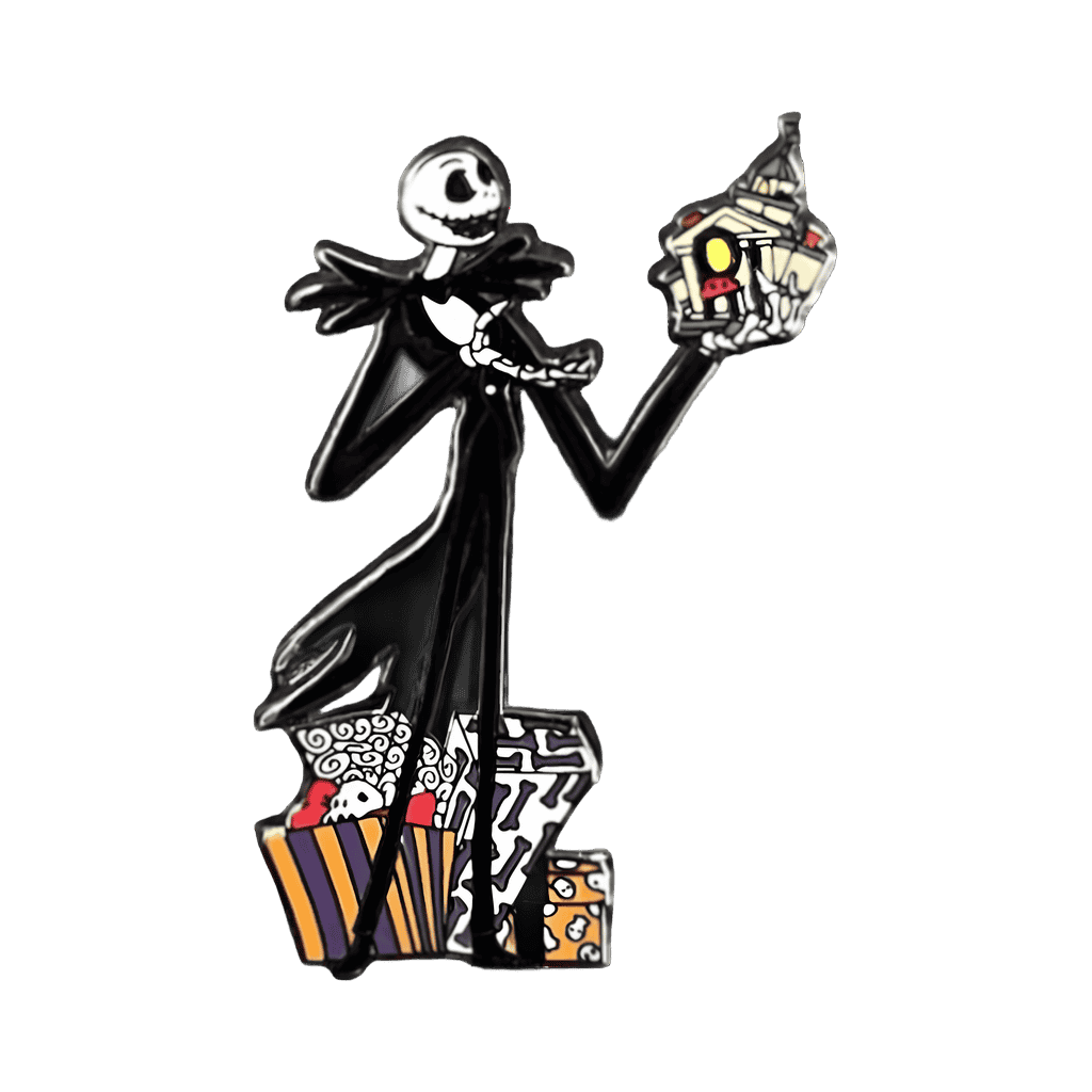 Haunted Mansion Holiday — Jack Holding Miniature Mansion Disney pin