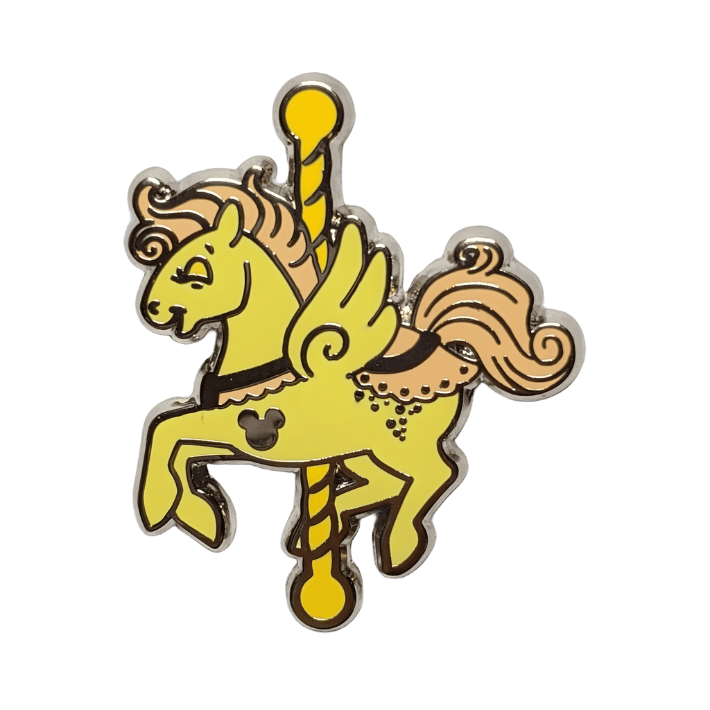 Yellow Winged Horse Disney pin