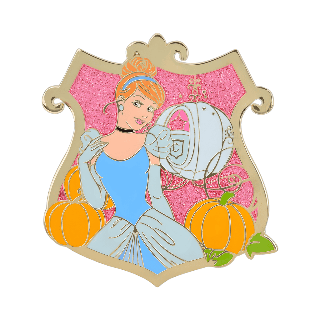 Cinderella and carriage jumbo Disney pin