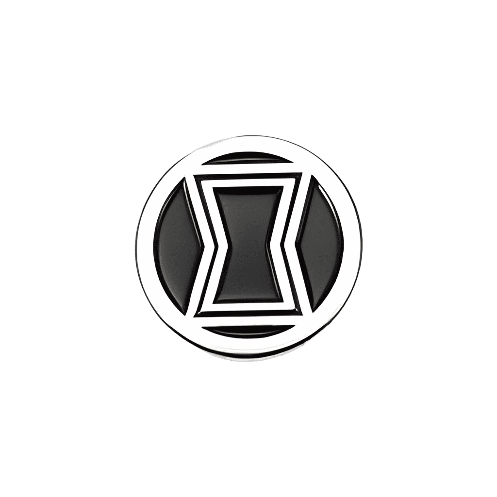 Black Widow Symbol Disney pin