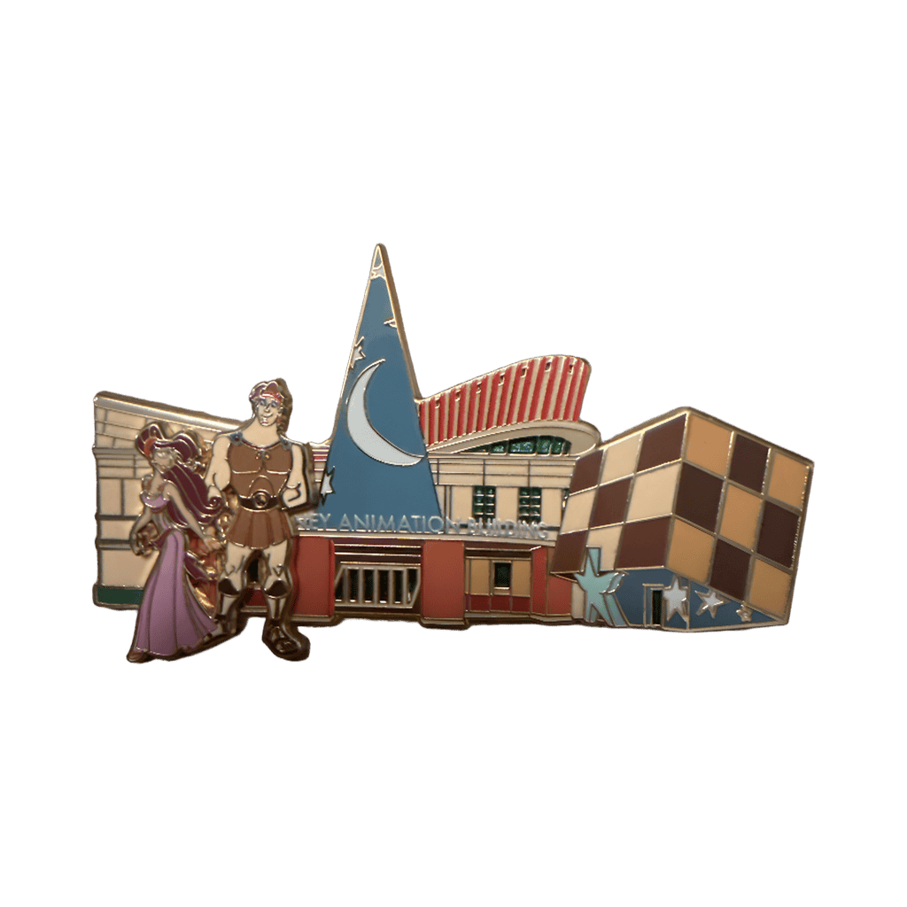 Hercules and Meg Disney pin