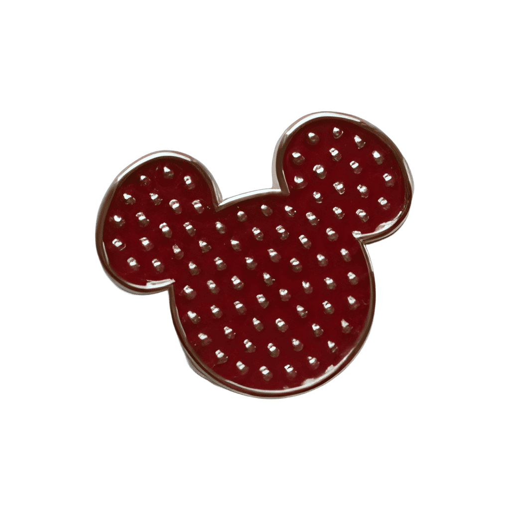 Red Mickey Head Disney pin