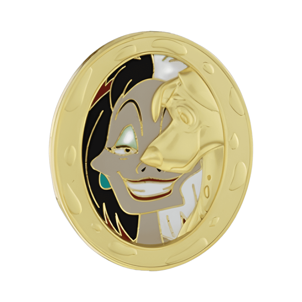 Cruella and Pongo Disney pin