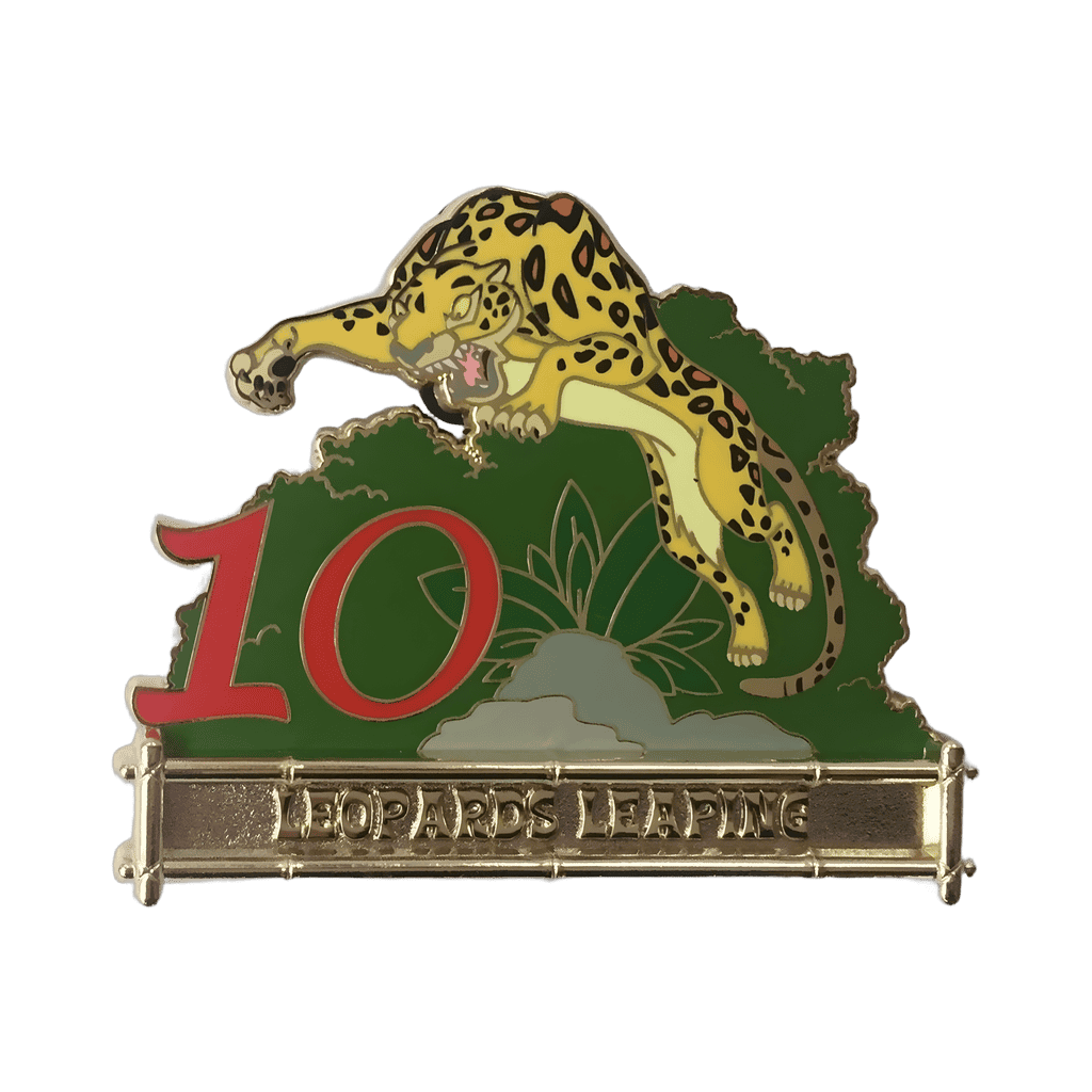 10 Leopards Leaping Disney pin