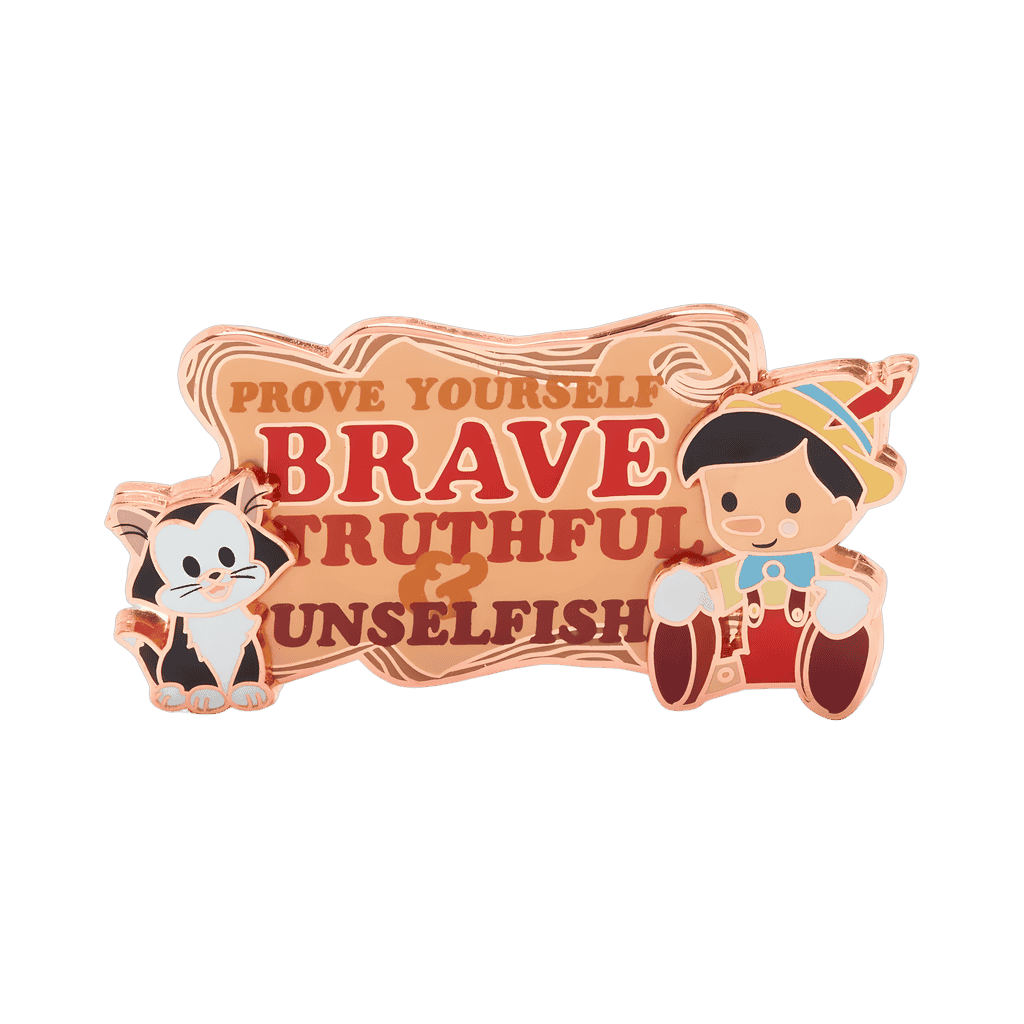 Family Mottos - Pinocchio Quote Disney pin
