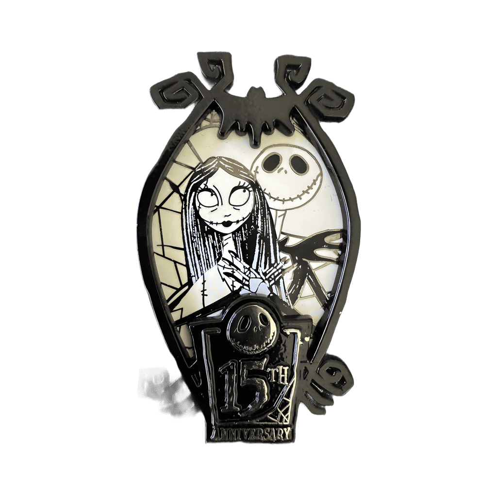 Jack and Sally Frame Disney pin