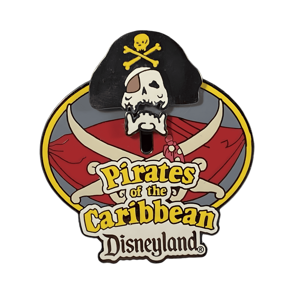 Pirates of the Caribbean - Skull and Crossed Swords Disney pin
