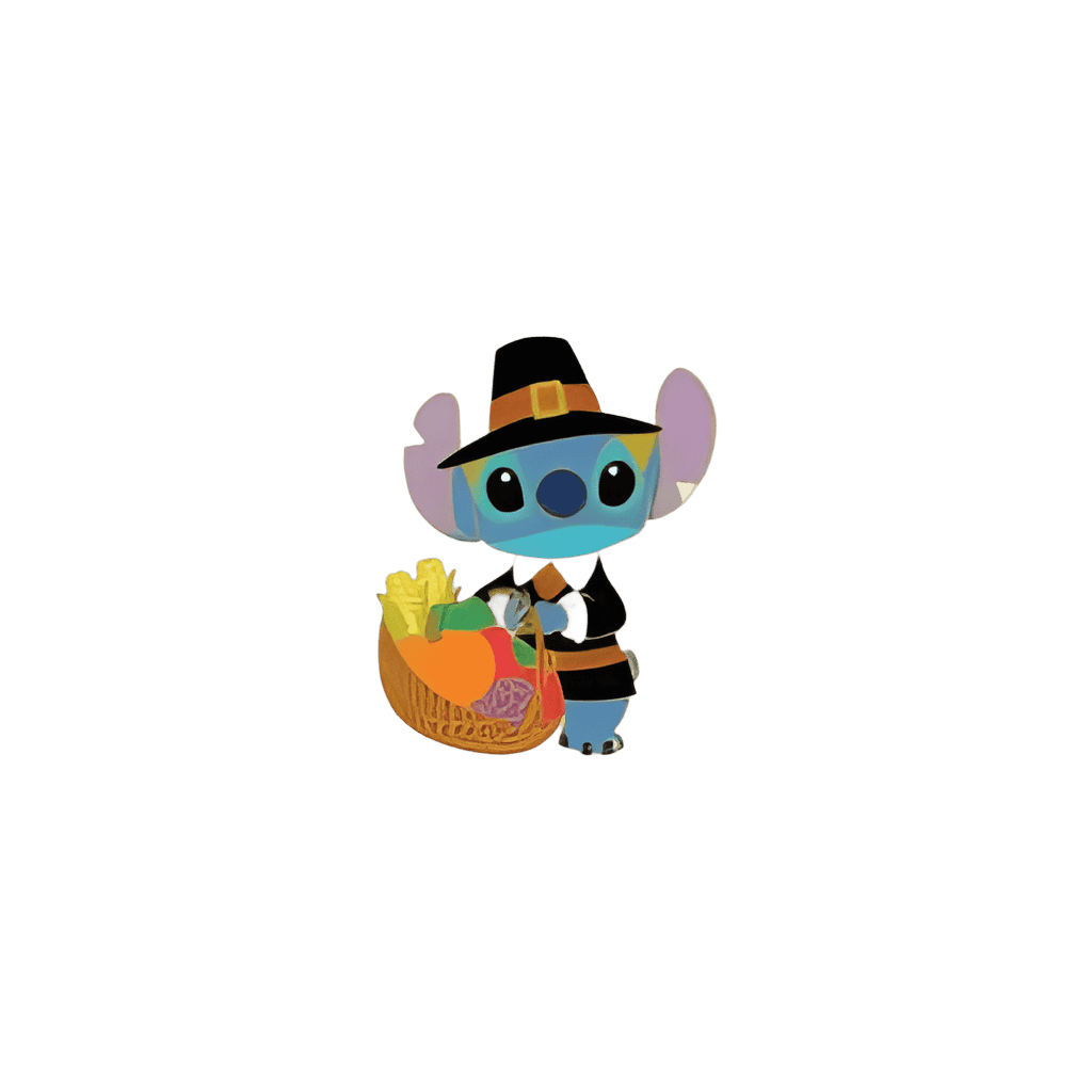 Stitch as a Pilgrim Disney pin