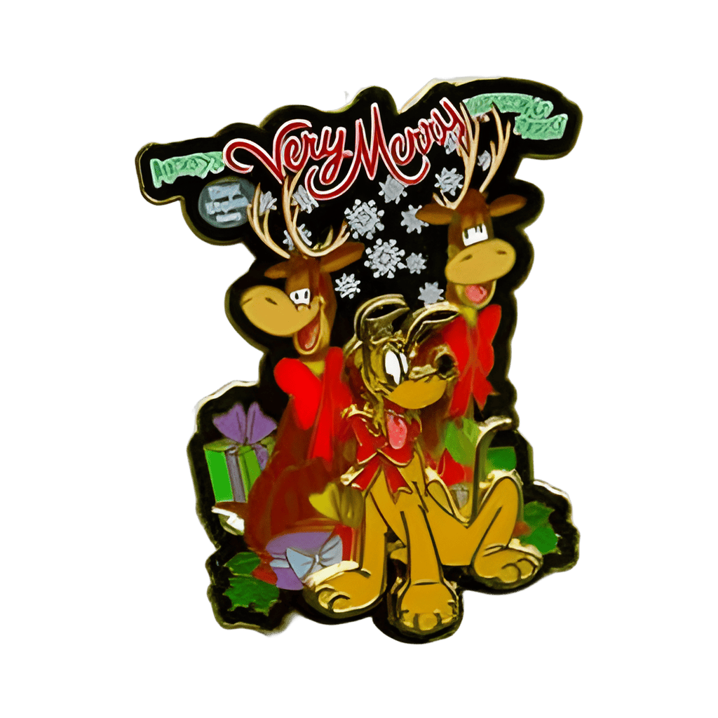 Pluto and the Reindeer Disney pin