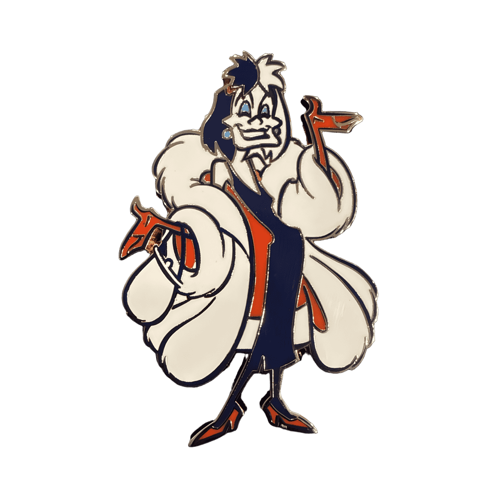 Cruella de Vil Disney pin