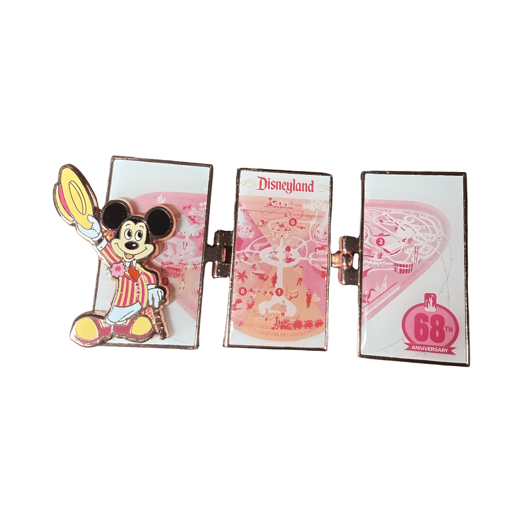 Disneyland 68th Anniversary Map Disney pin