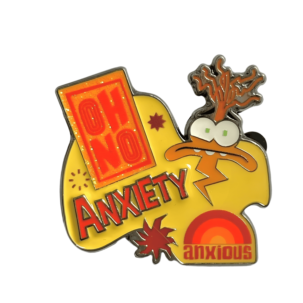 Anxiety Disney pin