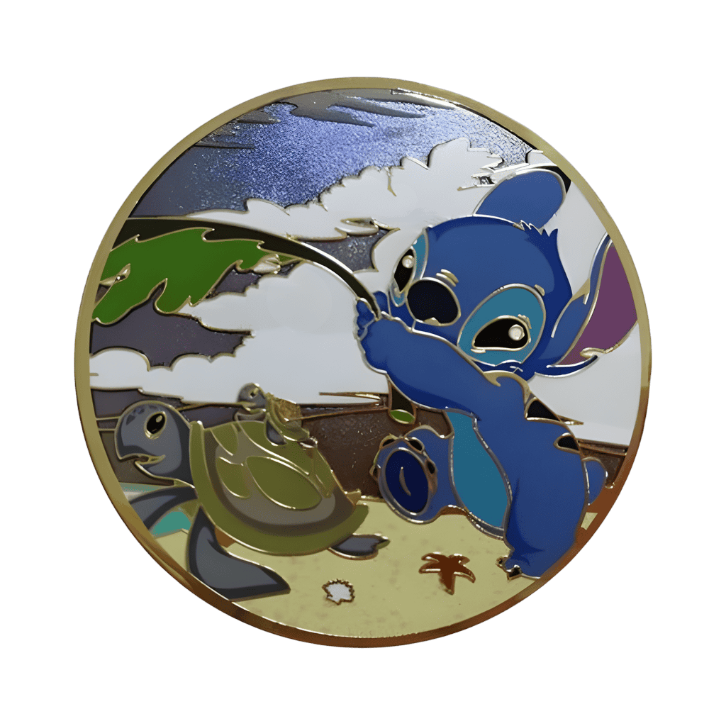 Stitch with Turtle Disney pin