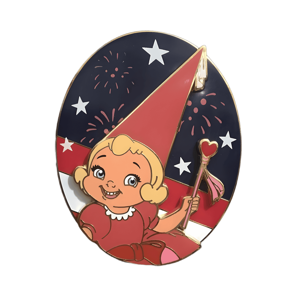 Patriotic Charlotte Disney pin