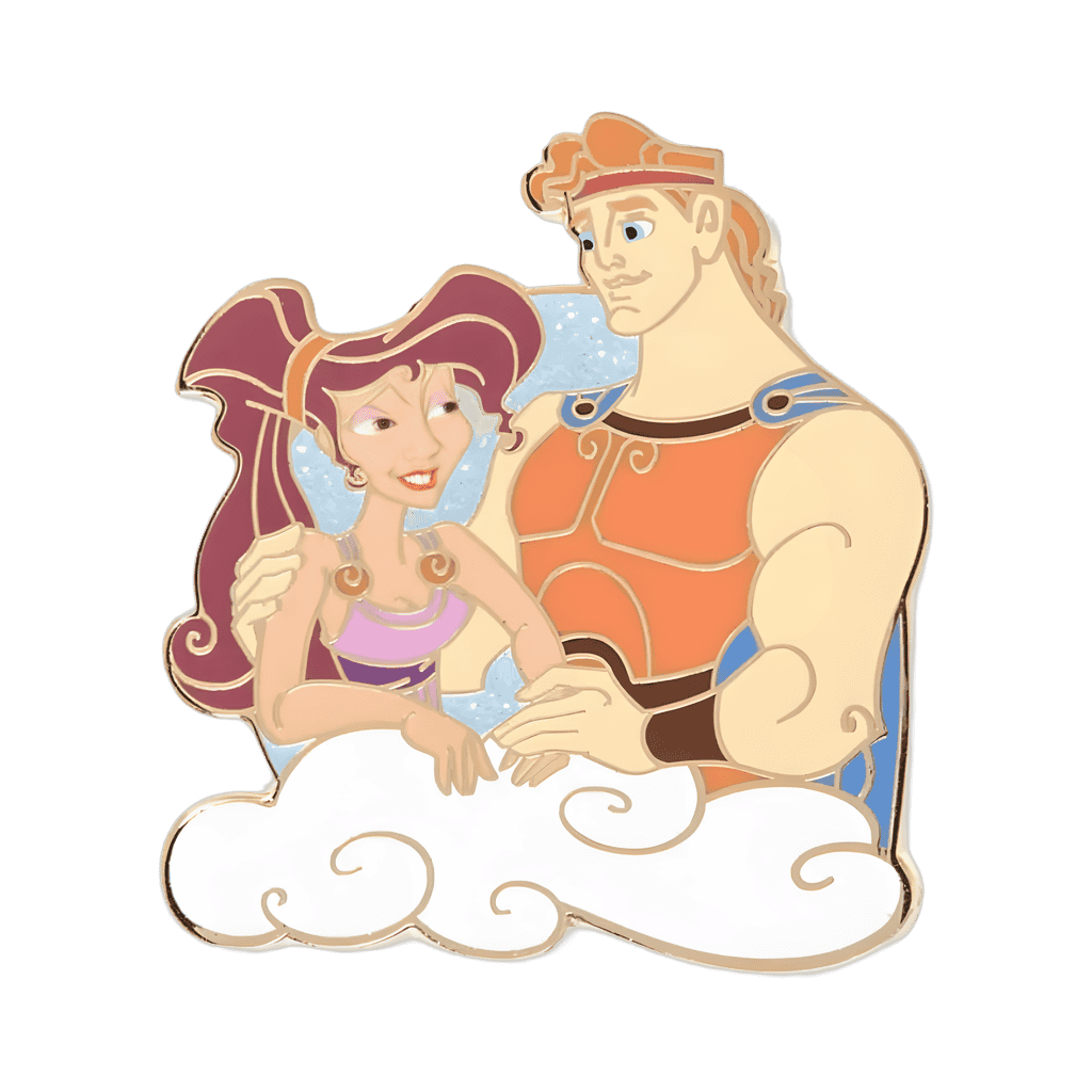 Hercules and Megara Disney pin