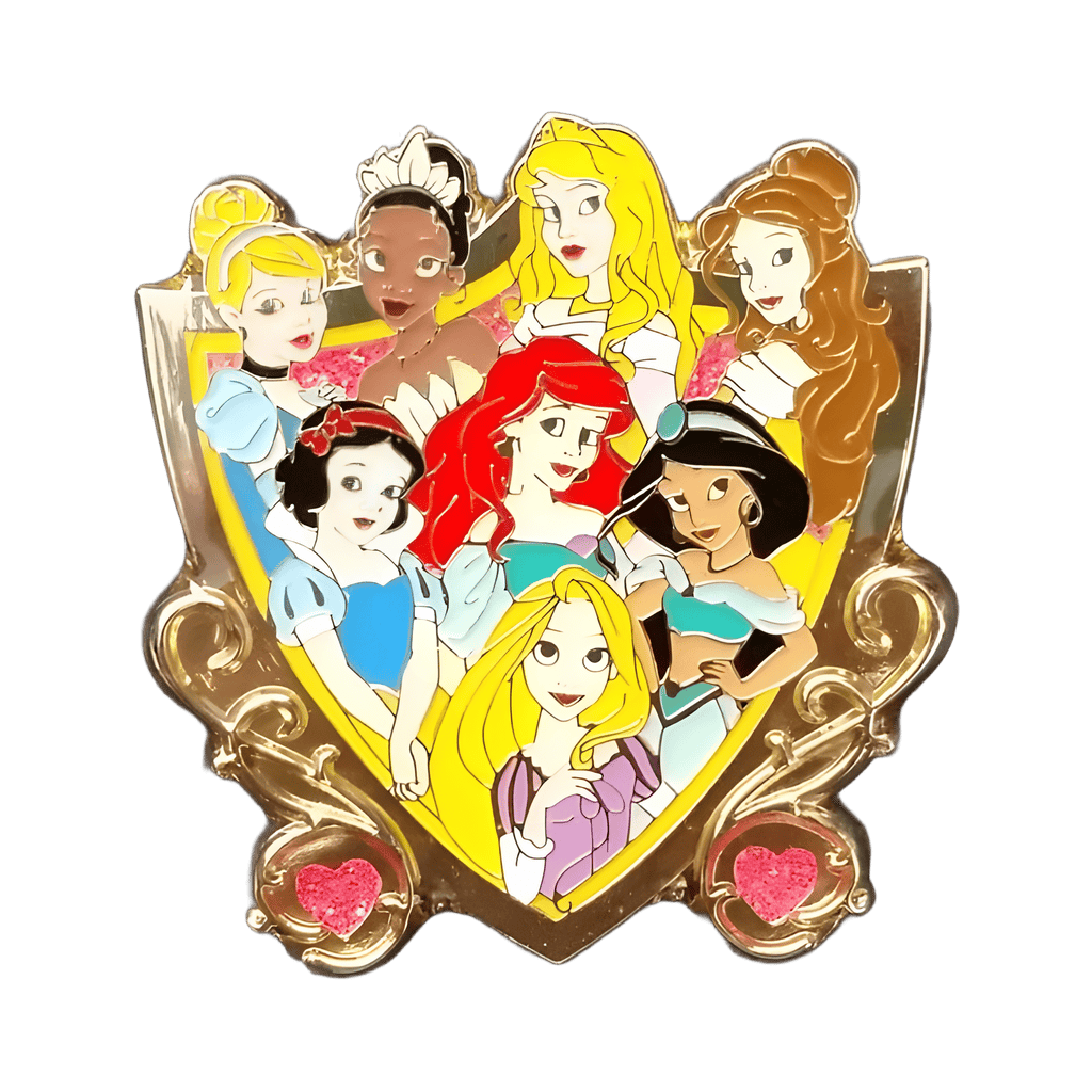 Princess Crest - Princess Cluster Disney pin