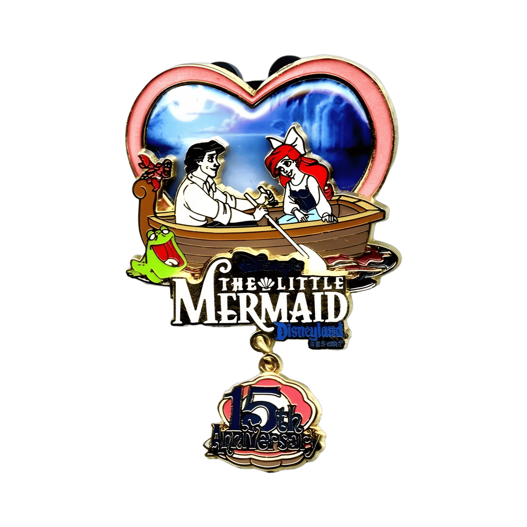 Ariel and Eric in Boat Disney pin