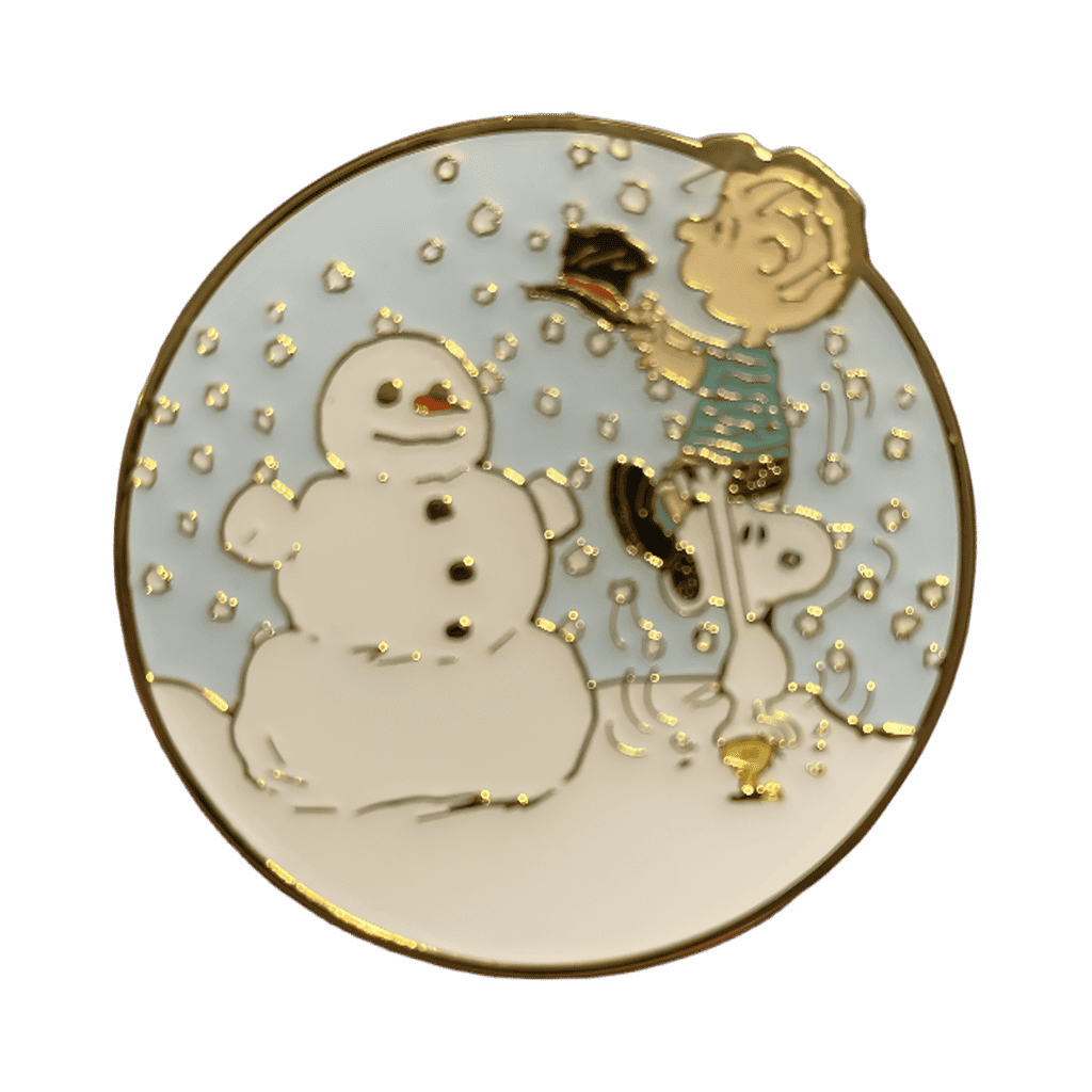 Snowman Linus Snoopy Woodstock Disney pin