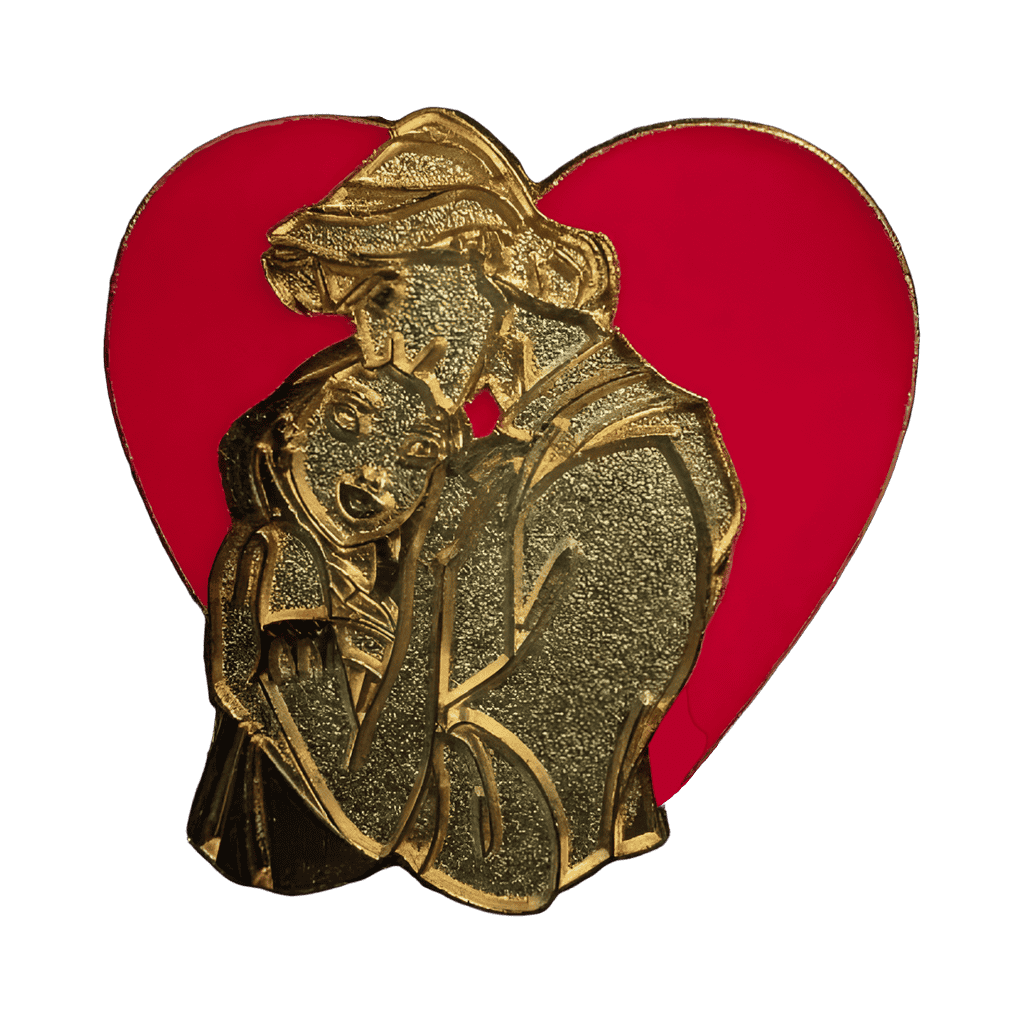 Pocahontas and John Smith Disney pin