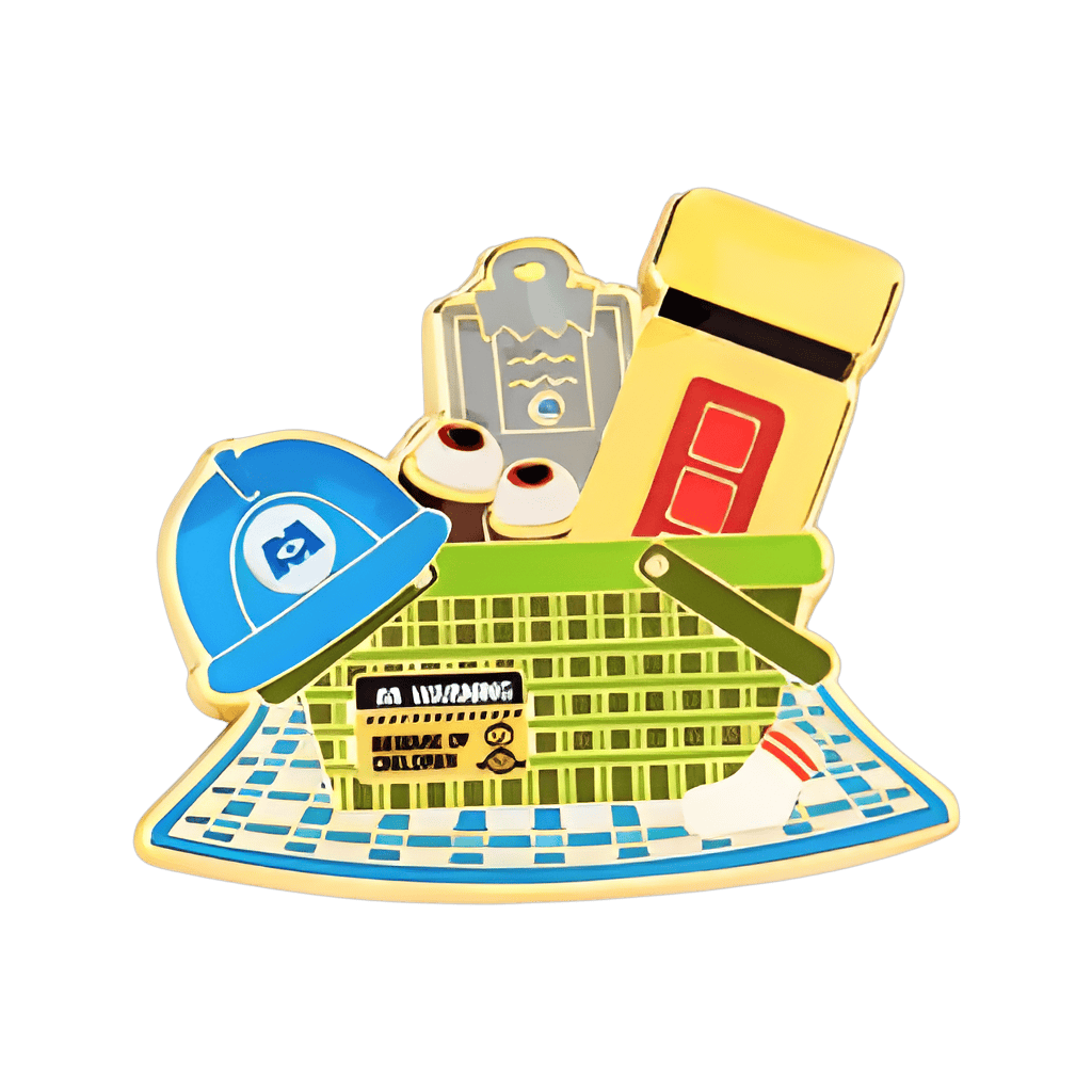 Monsters Inc Picnic Basket Disney pin
