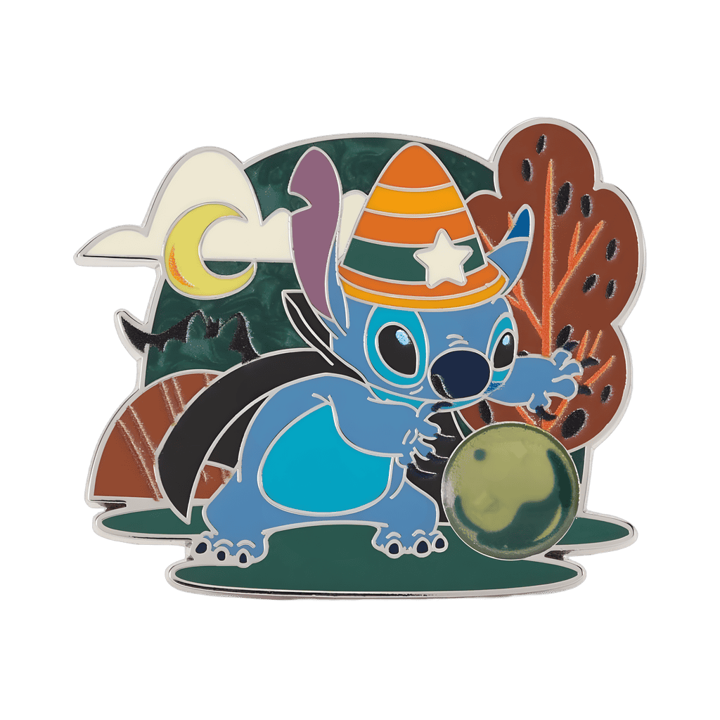 Stitch as Wizard with Crystal Ball Disney pin