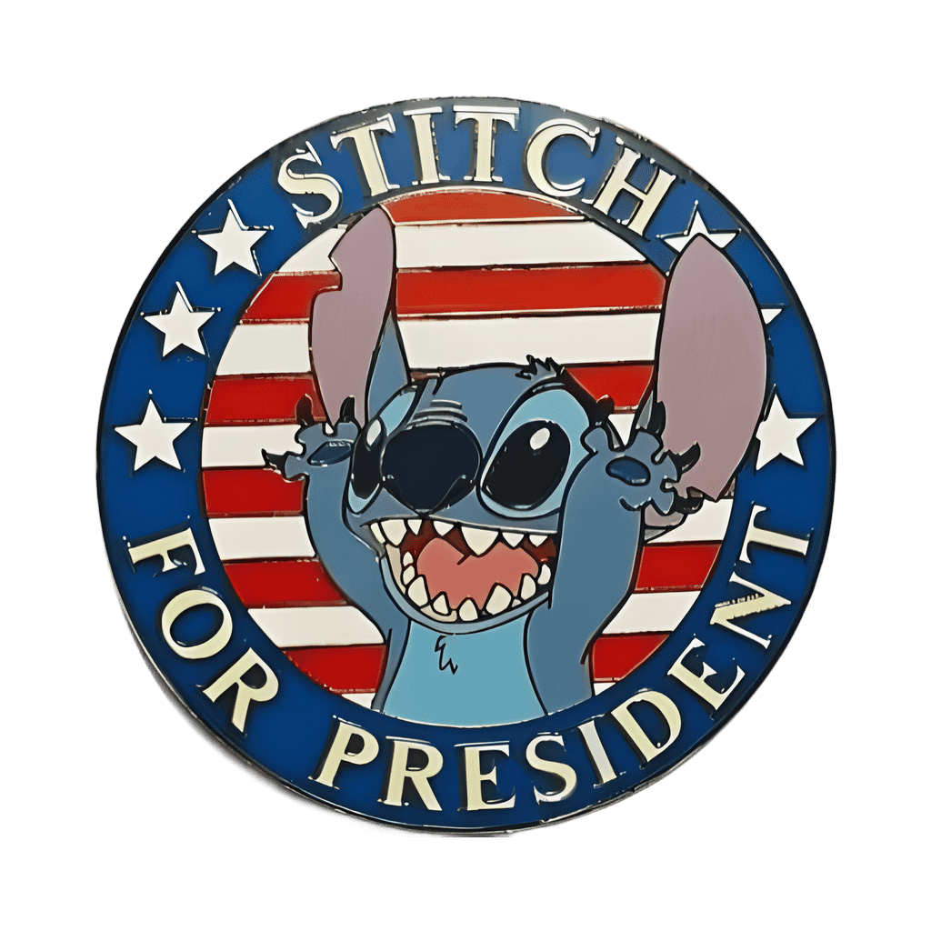 Stitch for President Medallion Disney pin