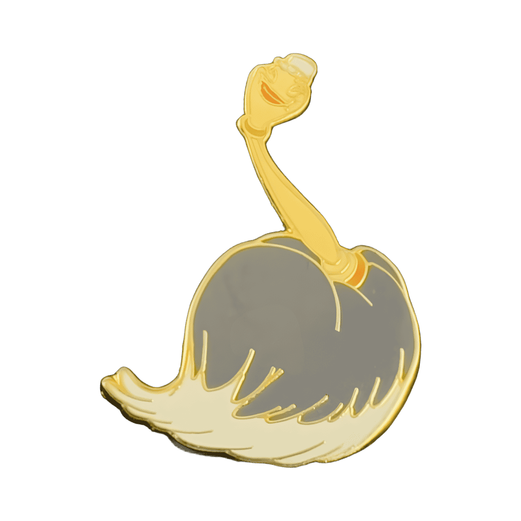 Feather Duster Disney pin