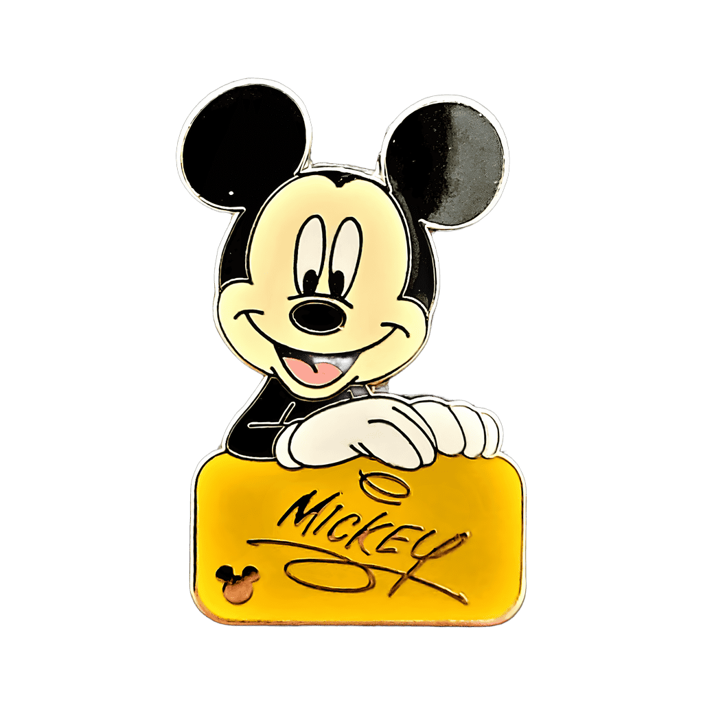 Mickey Mouse Autograph - Yellow Disney pin
